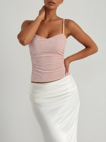 Spaghetti Strap Sweetheart Sexy Tank