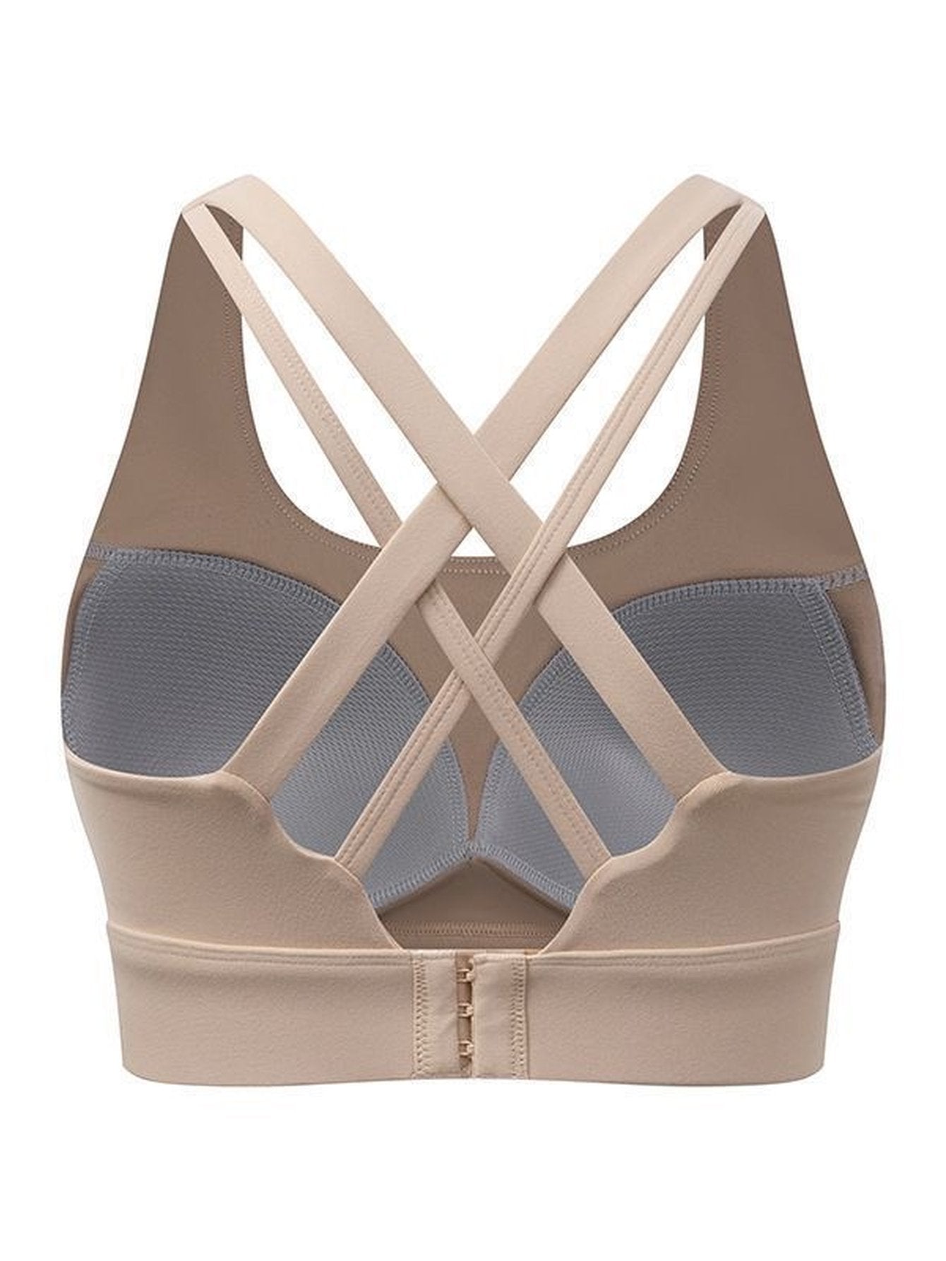 Strappy Back Seamless Sports Bra