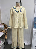 Soft Striped Cotton Pajama Set