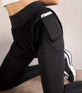 High Waisted Pocketed Skirted Leggings