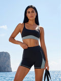 Seamless High Waisted Yoga Short Set