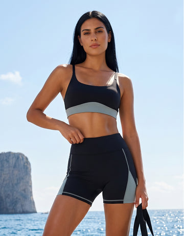 Seamless High Waisted Yoga Short Set