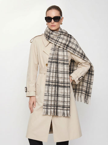 Classic Plaid Soft Oversized Scarf