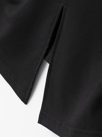 TOYOUTH Zip Front Sleeveless Minimalist Tank