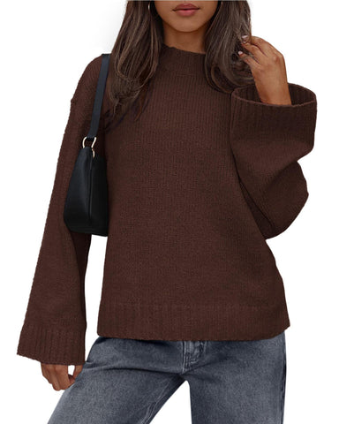Cozy Bell Sleeve Knit Sweater