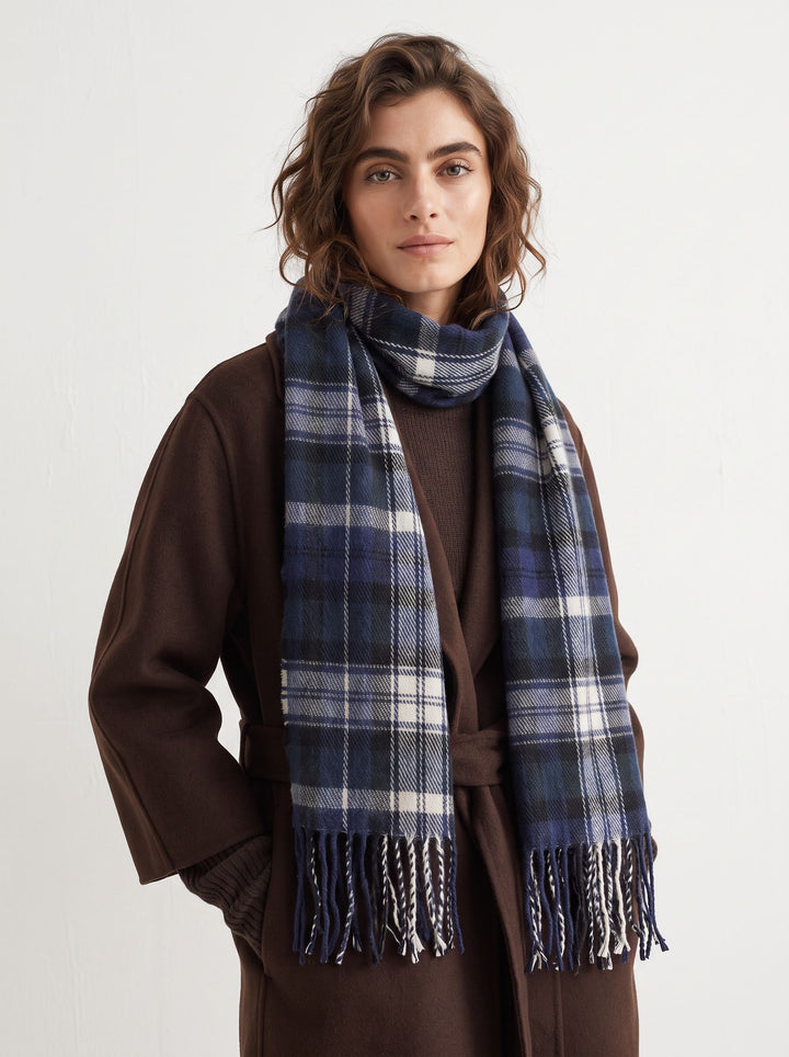Cozy Plaid Winter Tartan Scarf