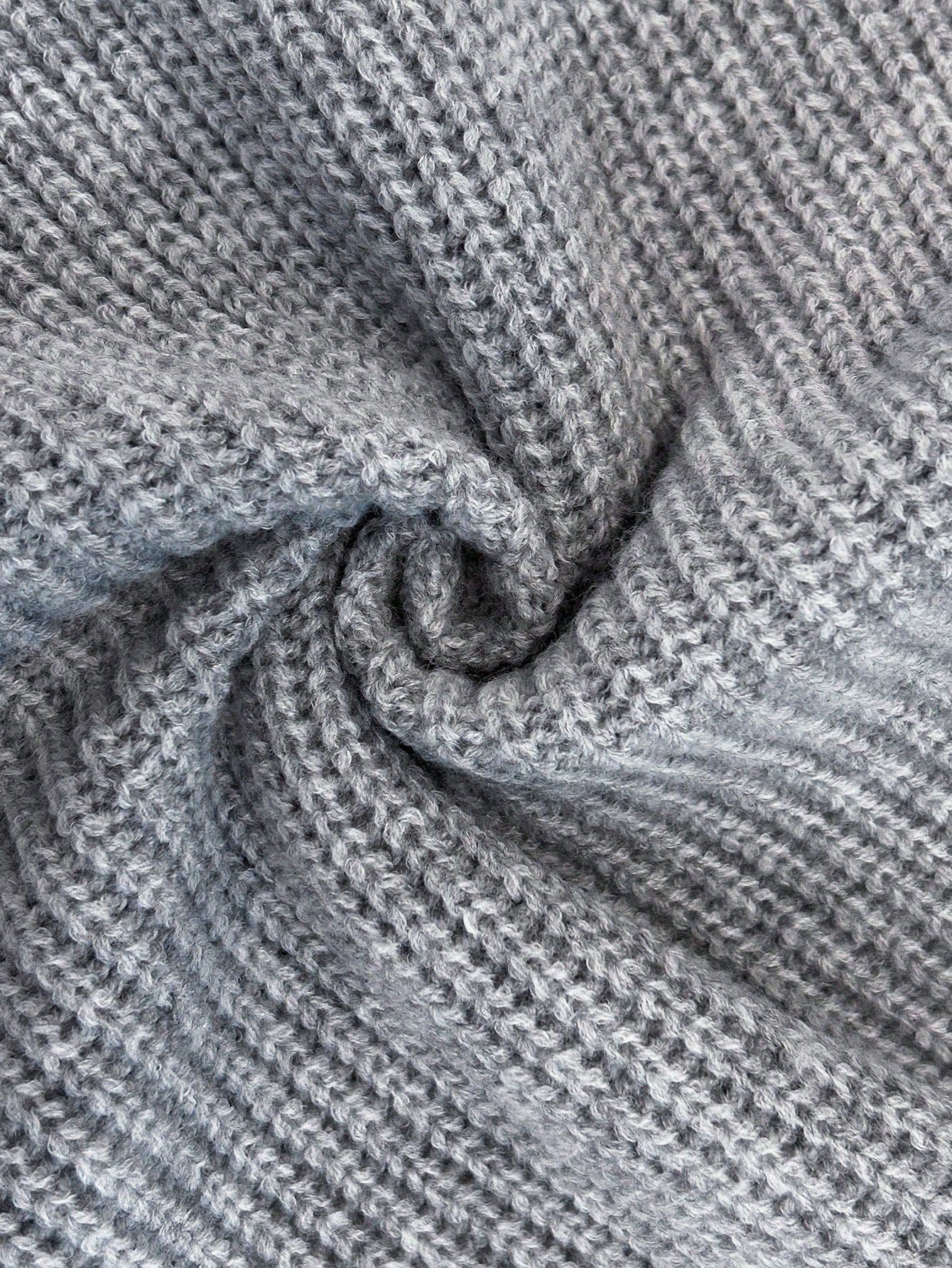 Ribbed Tie Front Knit Sweater