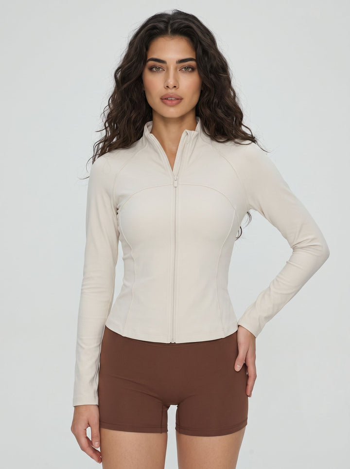 Slim Fit Full Zip Sports Jacket