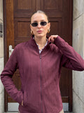 Cozy Brushed Zip Up Jacket