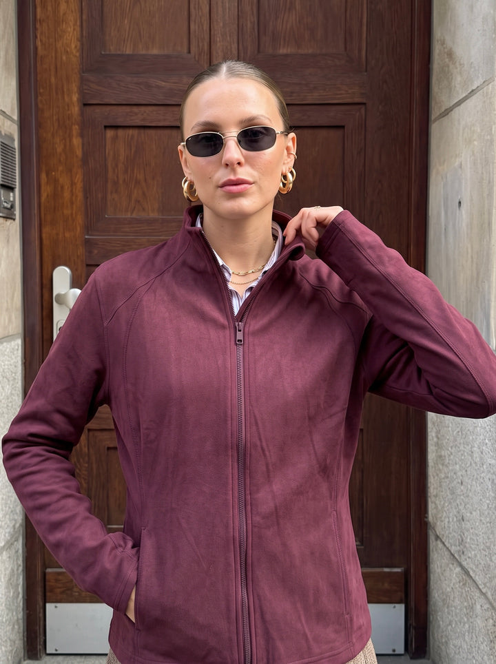 Cozy Brushed Zip Up Jacket