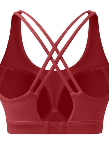Crisscross Back Adjustable Sports Bra