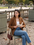 Double Breasted Corduroy Blazer Jacket
