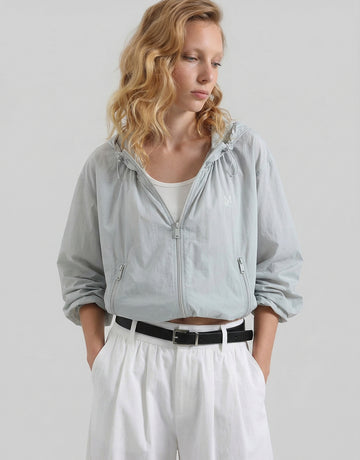 Drawstring Hooded Coat