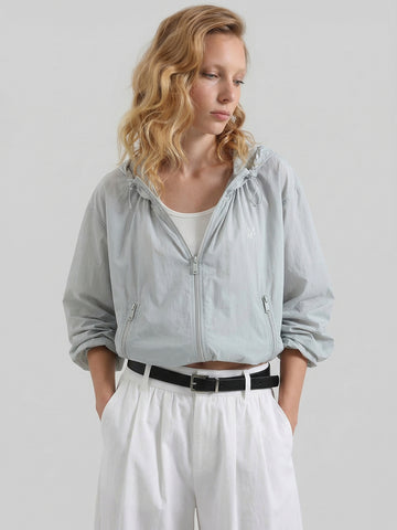 Drawstring Hooded Coat
