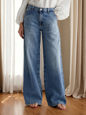 High Rise Relaxed Wide Leg Jeans