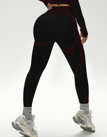 Side-Stripe High-Waisted Sporty Yoga Pants