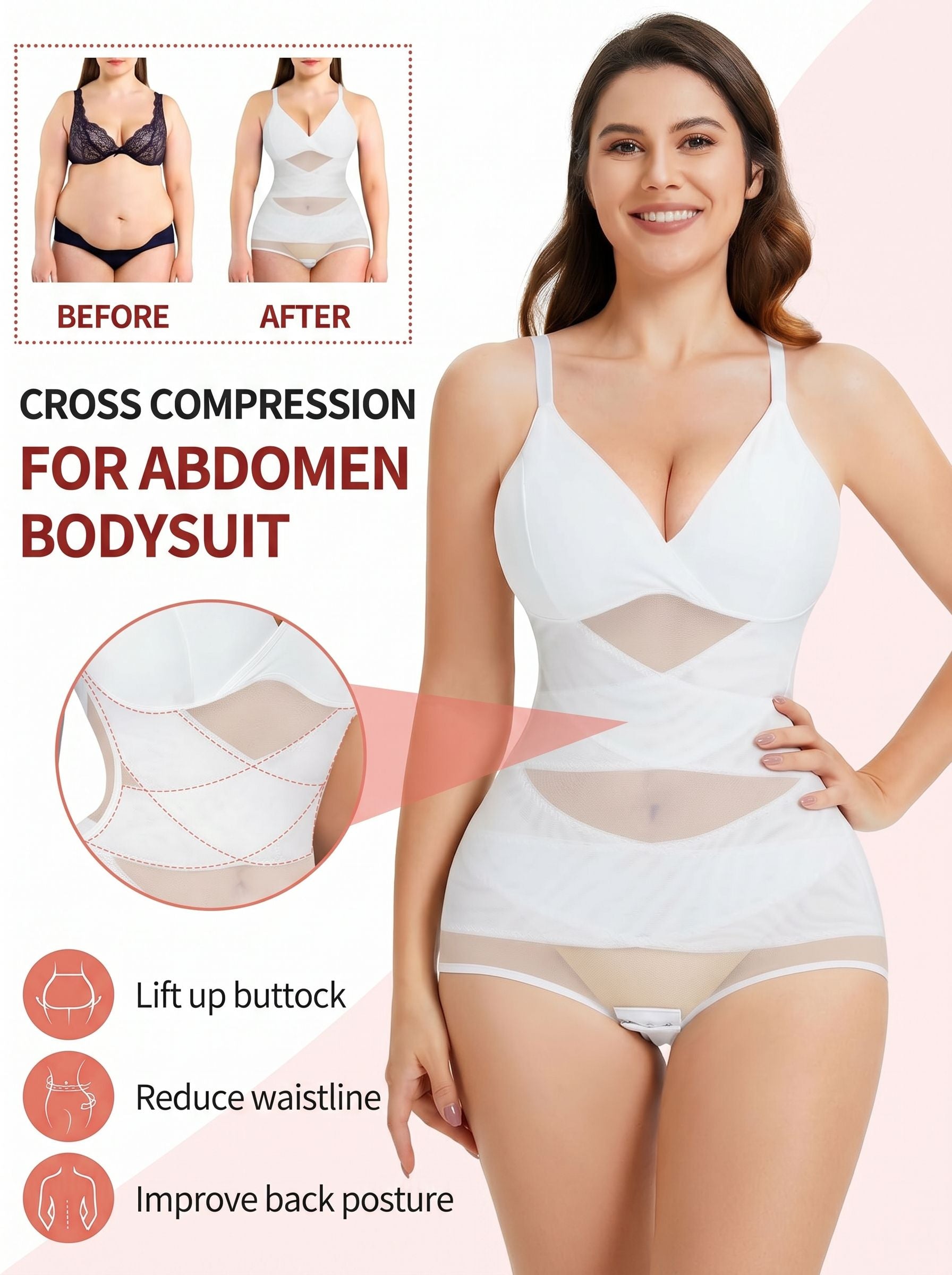 Seamless Tummy Control Sculpting Bodysuit
