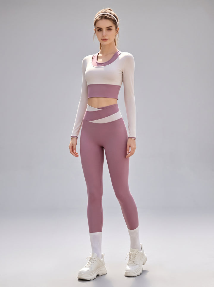 Seamless High Waisted Yoga Legging Set