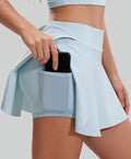 High Waisted Pockets Athletic Skort