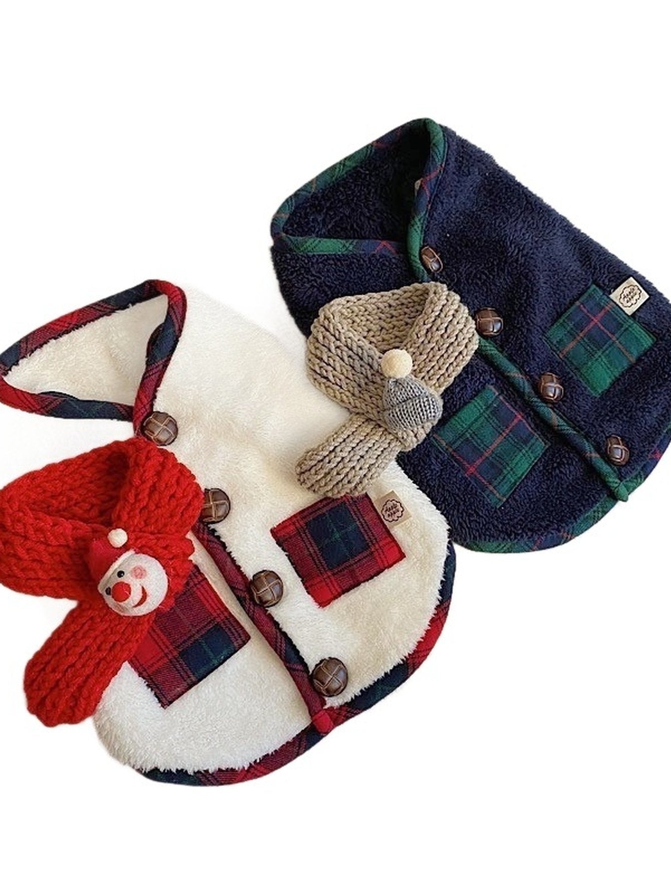 Cozy Plaid Fleece Dog Vest