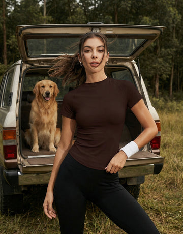 Moisture Wicking Athleisure Yoga T-Shirt