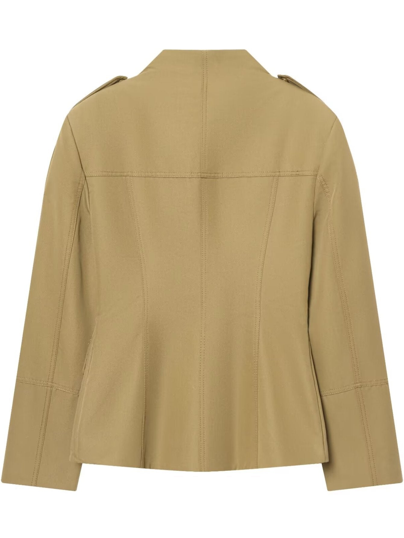 Tailored Military Style Utility Trench Jacket