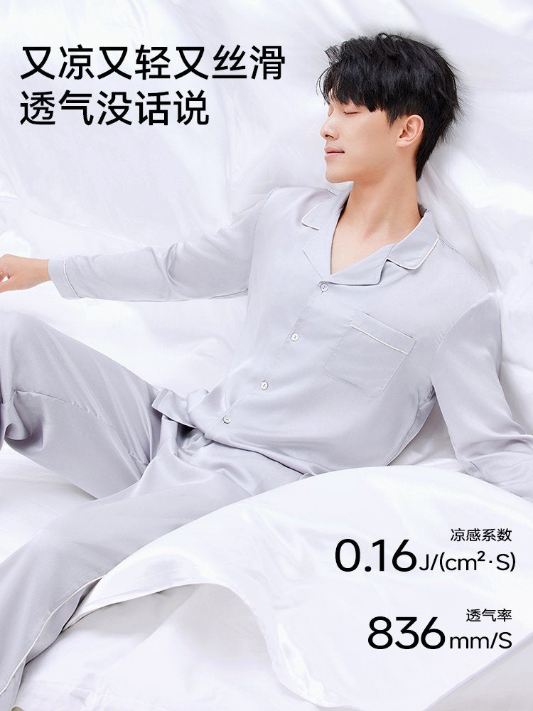 Soft Satin Button Down Pajama Set