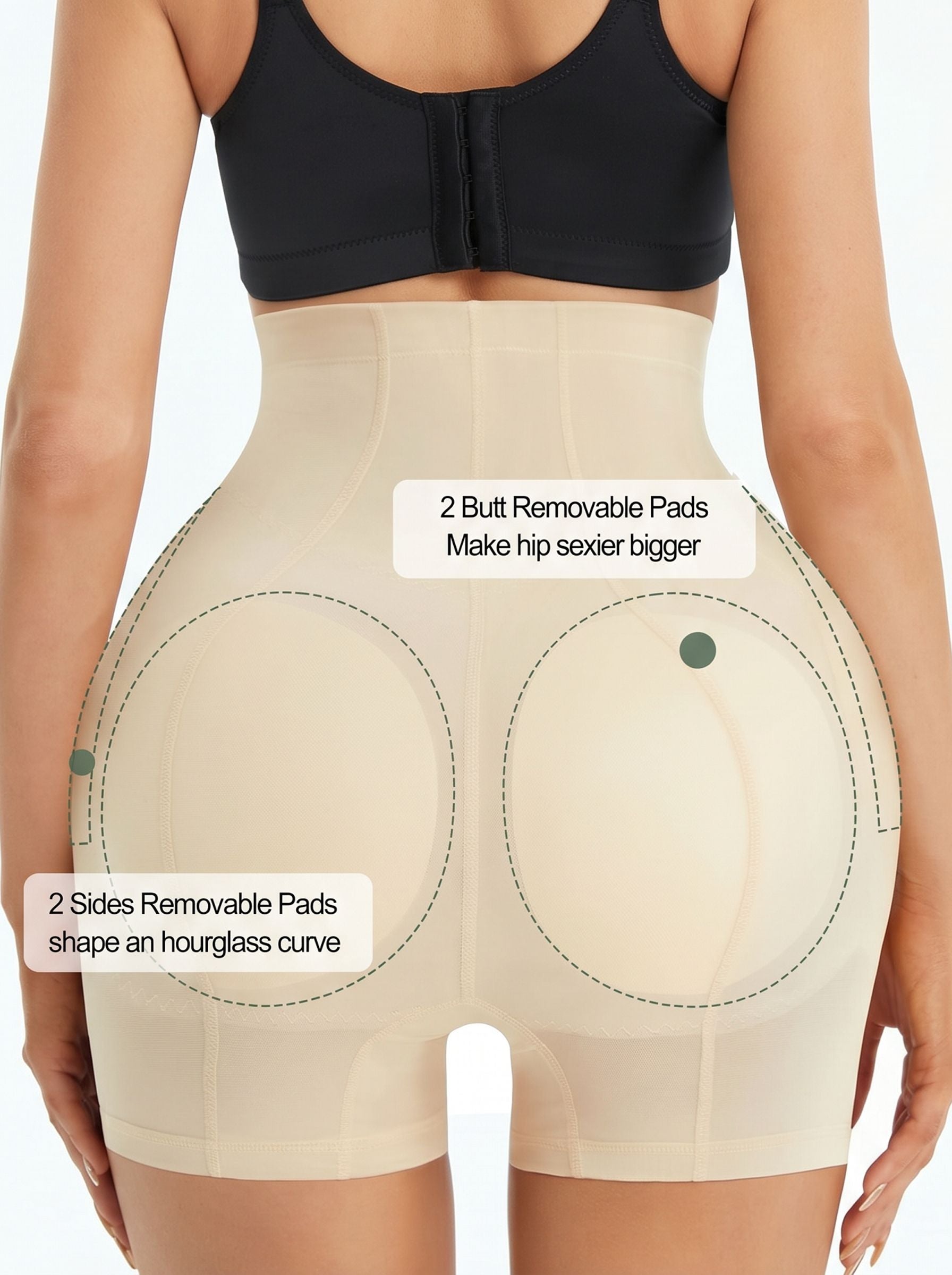 Seamless High Waisted Butt Lifter Shapewear