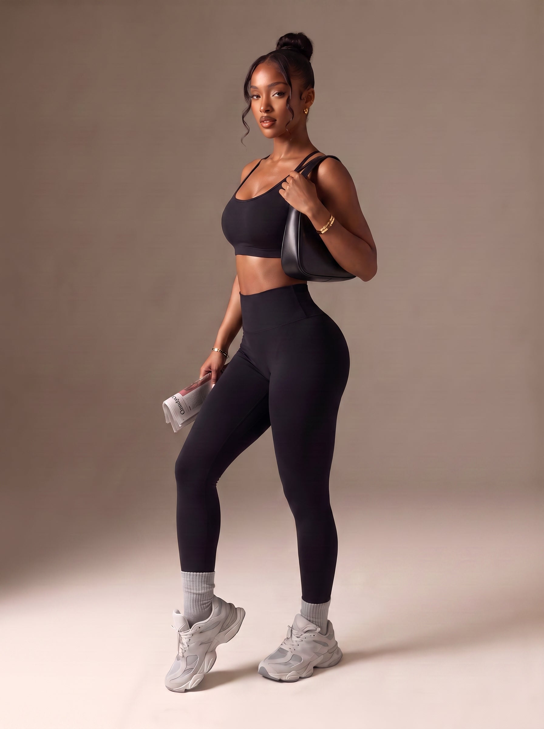 Seamless High Waisted Workout Legging Set