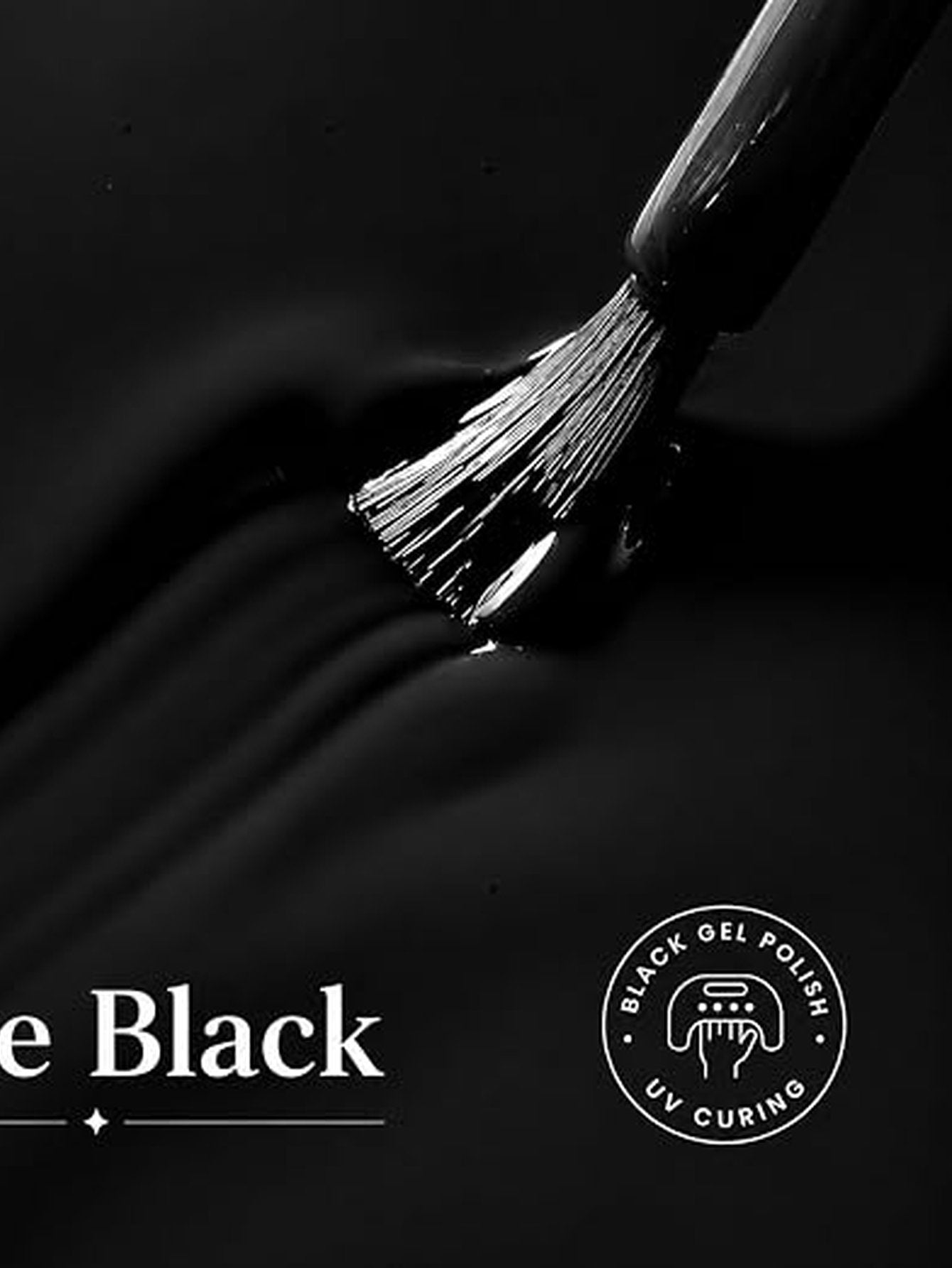 Glossy Black Soak Off Gel Polish