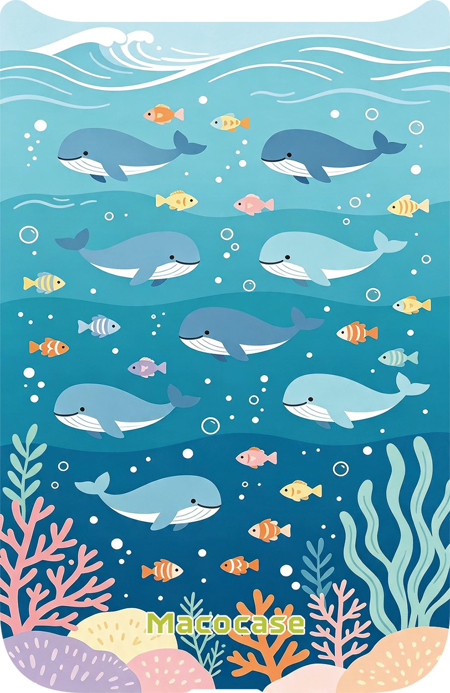 Macocase Whale Print Phone Case