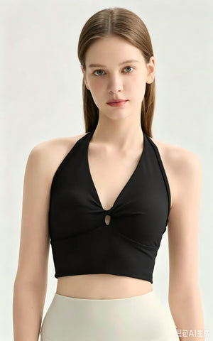 Seamless Twist Front Yoga Tank