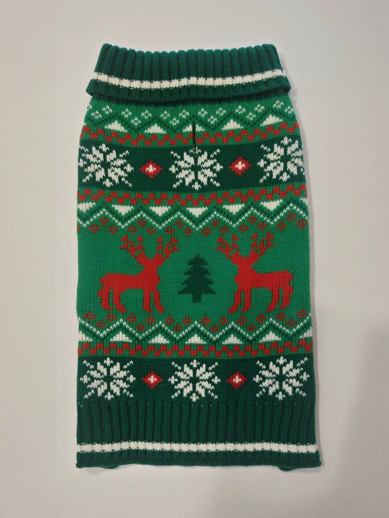 Cozy Festive Reindeer Dog Sweater