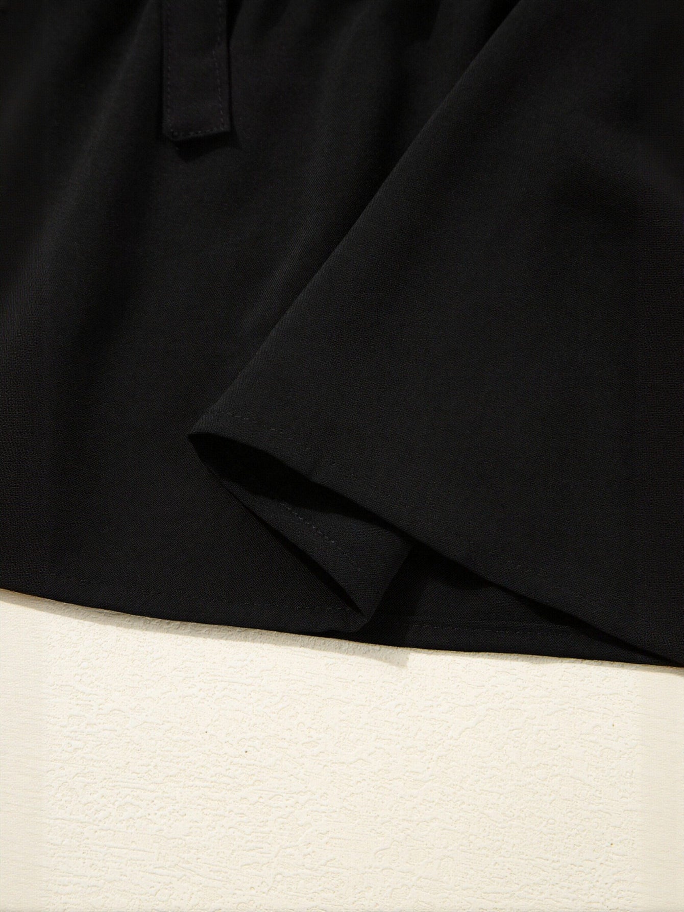Tie Front Peplum Chiffon Blouse