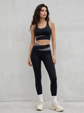 Colorblock High Waist Yoga Set