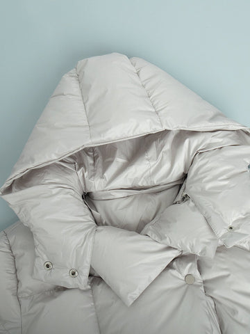 Oversized Shiny Puffer Jacket
