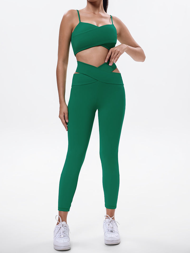 Crisscross Strappy Yoga Tank Top