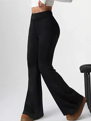 High Waisted Fleece Lined Yoga Pants