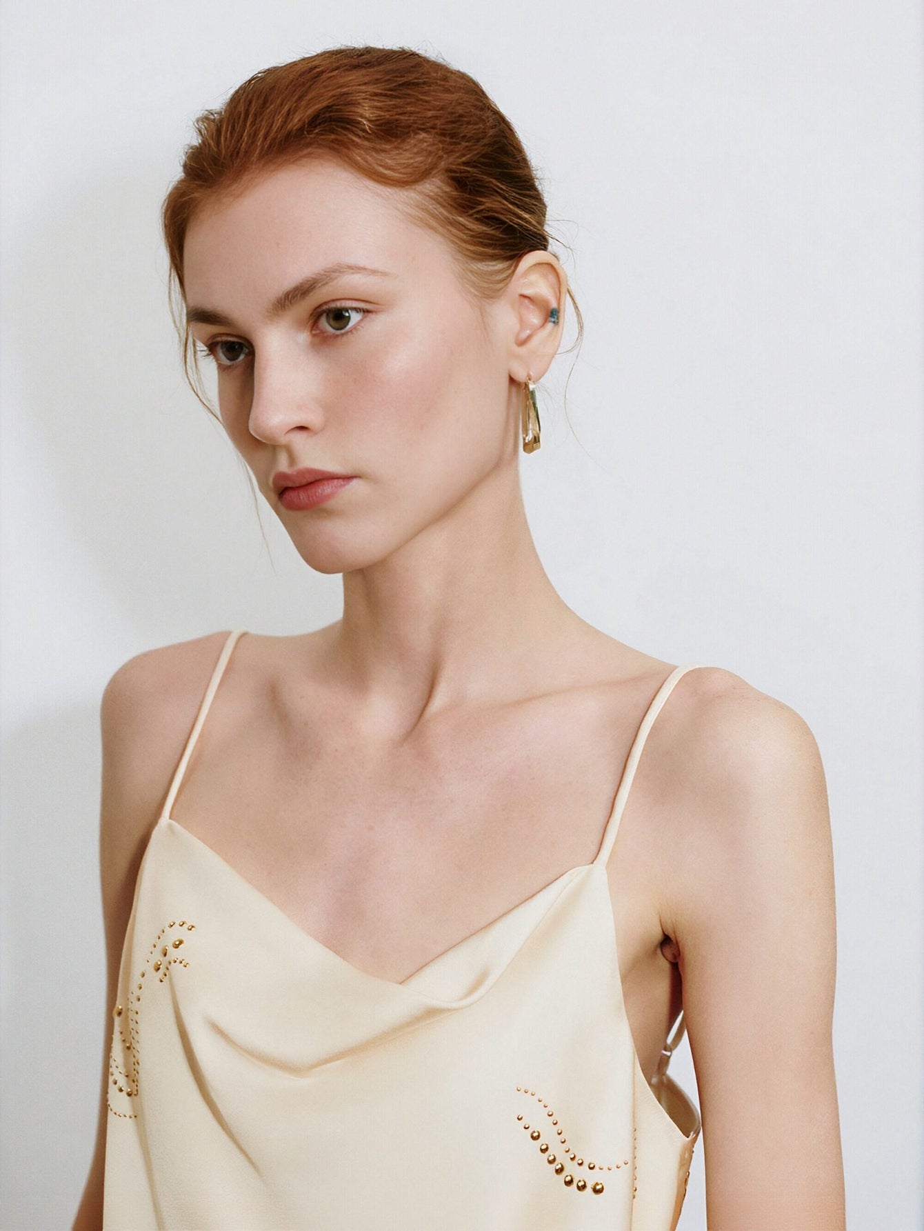Urban Revivo Camis & Cami Tops-Nude Beige