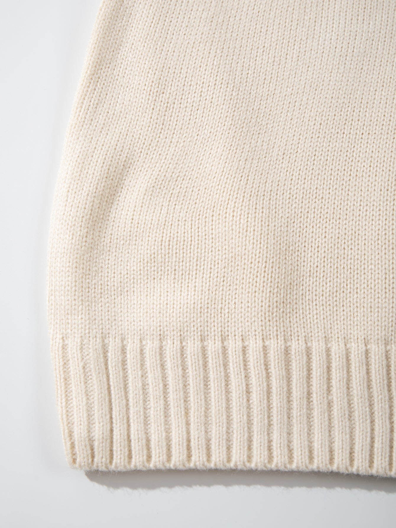 Oversized Broken Heart Embroidered Sweater