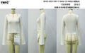 Fitted Scoop Neck Bell Sleeve Sweater