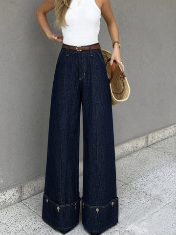 High Waisted Wide Leg Jeans