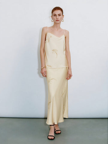 Urban Revivo Camis & Cami Tops-Nude Beige