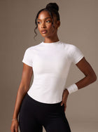 Seamless Form Fitting Athletic T Shirt