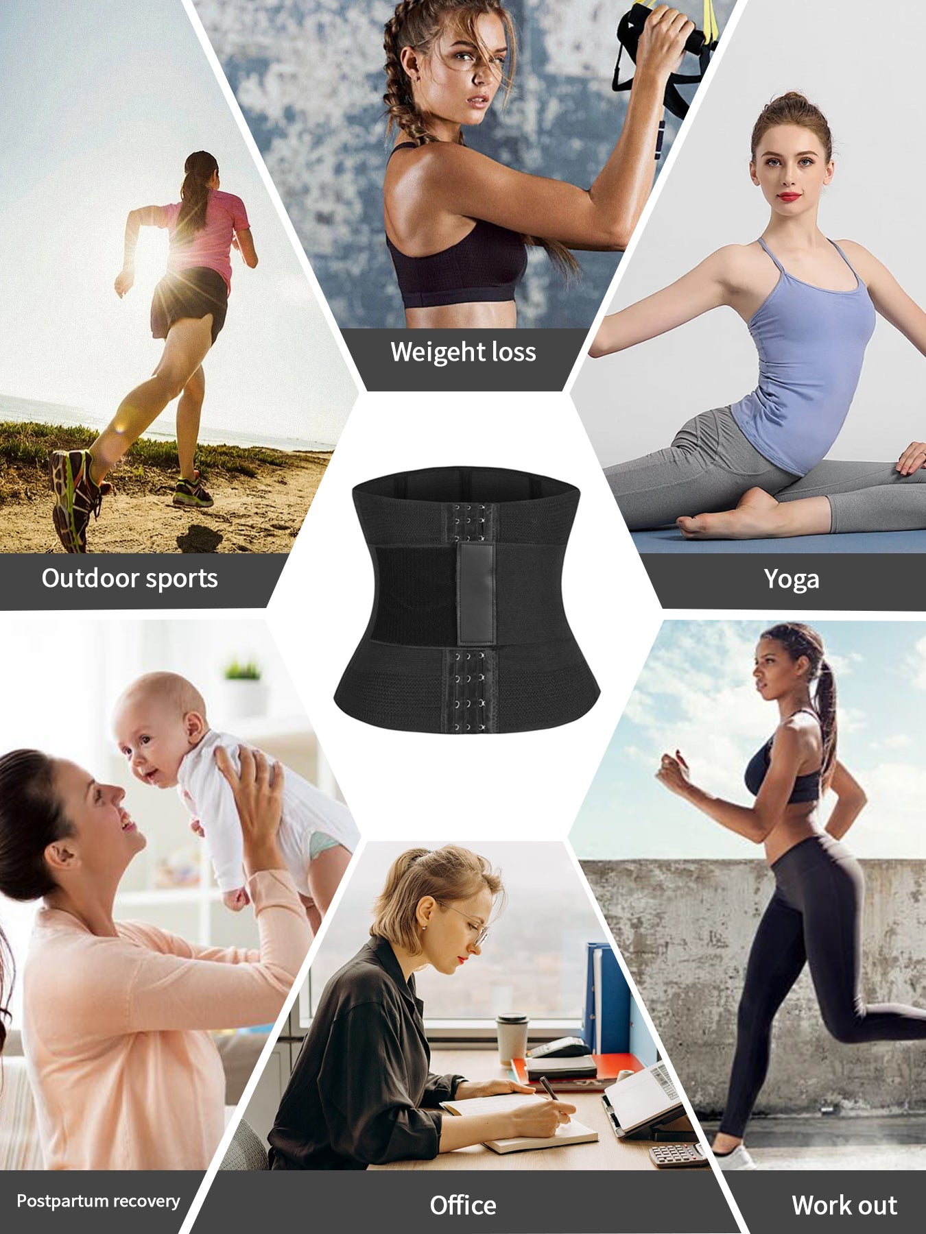 Adjustable Tummy Control Waist Trainer Corset