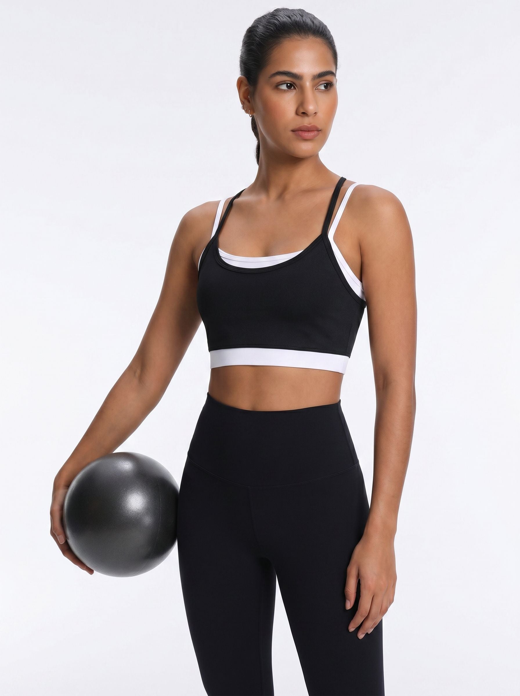 Layered Strappy Workout Yoga Tank
