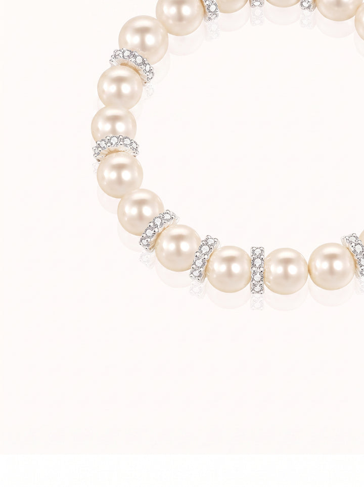 Elegant Chic Pearl Beaded Bracelet
