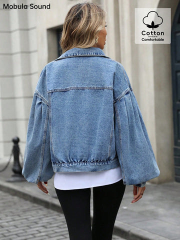 Oversized Comfortable Cotton Denim Jacket