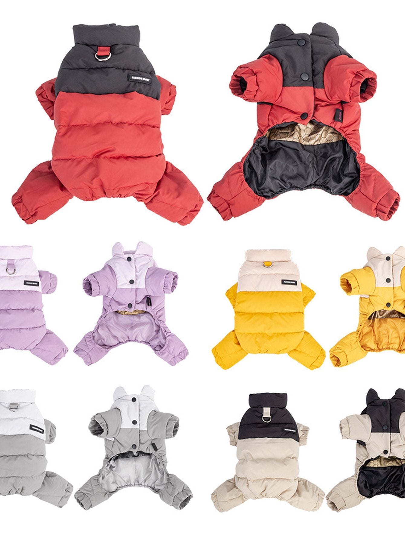 Waterproof Warm Padded Dog Coat