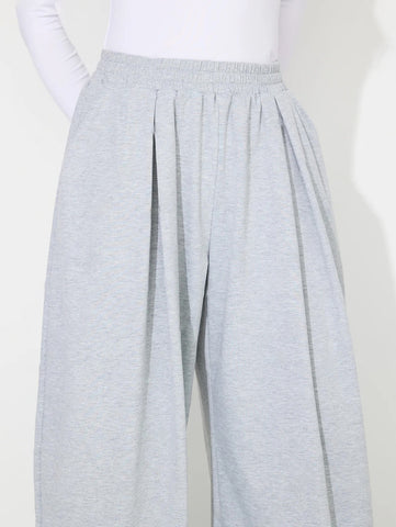 High Waisted Pleated Wide Leg Pants